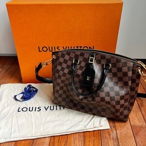 Louis Vuitton Odeon Tote MM Damier Ebene in Noir